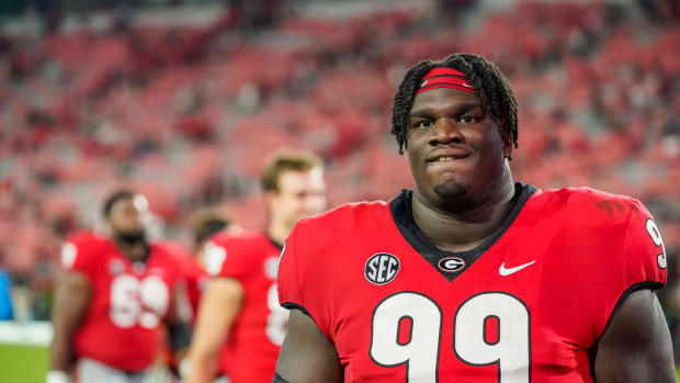 Jordan Davis Helmet Off Georgia